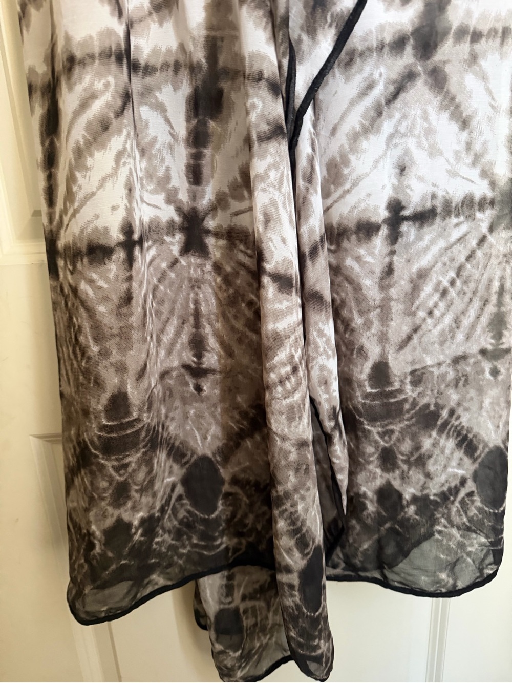 Raviya geometría ethereal Tie-Dye cover up dress sheer strap beachy goth Y2K bog - Picture 3 of 8
